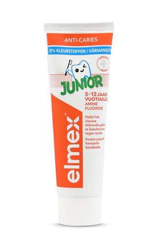 Zubná pasta pre deti 5-12 rokov Elmex Junior 75 ml
