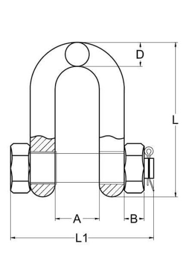 SZAKLA DX trieda 6 Shackle 2.0T