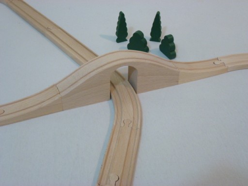 Drevený most - Solid Railway Corner