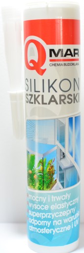 Qmar biele sklo silikónové 300ml