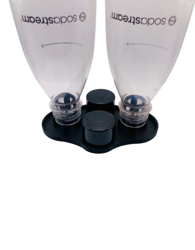 Odkvapkávač na 2 fľaše pre Sodastream, Brita, Philips carbonator, Black
