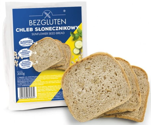 Bezlepkový chlieb slnečnicový 300 g