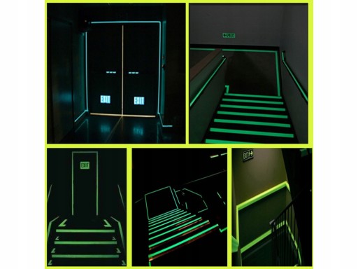 Fluorescenčná páska svietiaca v tme 3m