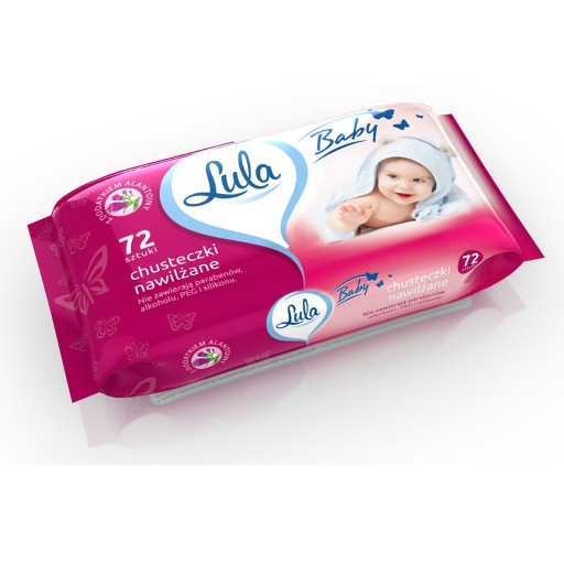 LULA Vlhčené obrúsky s ALANTOLINOM 72 ks.