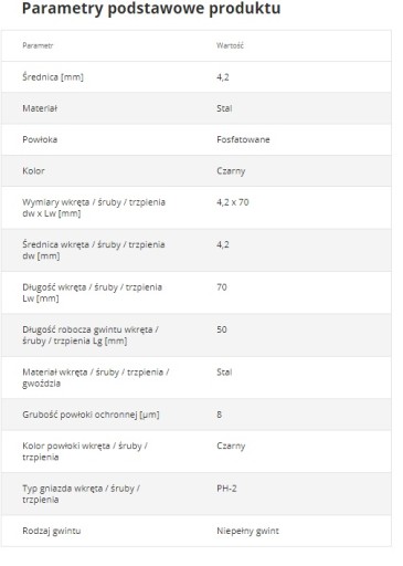 SKRUTKY DO DREVA DO SADROVEJ DOSKY 70mm 1kg
