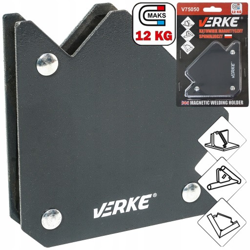 MAGNETICKÝ ZVÁRACÍ UHĽOVÝ DRŽÁK 12 KG MAGNET NA ZVÁRANIE ZVÁRACÍM STROJOM