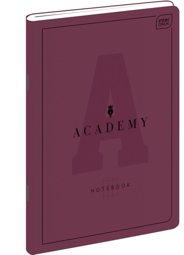 Zápisník A5/60 Mriežka 90g Academy Interprint