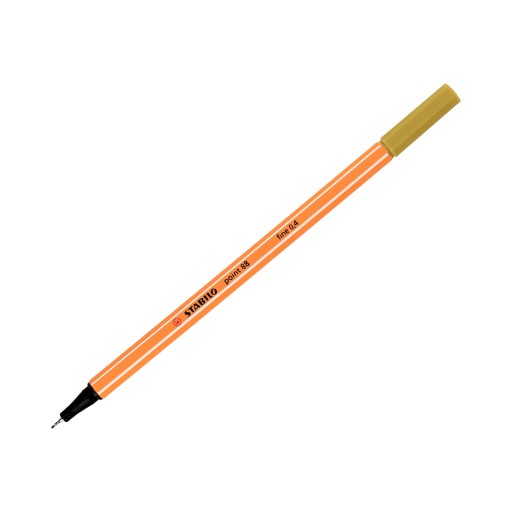0,4 mm khaki jemná linka Stabilo Point 88/66