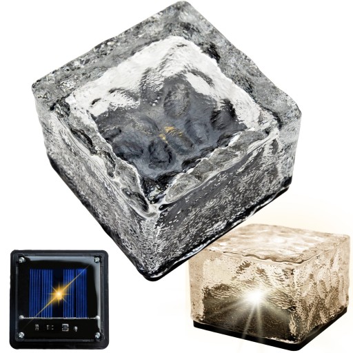 ZÁHRADNÁ LAMPA NA HNANIE KOCKY ĽADU 7x7cm