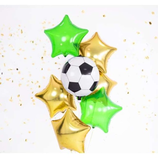 Fóliový BALÓN FUTBAL ČIERNO-BIELA LOPTA