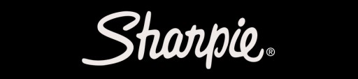 Sharpie Marker obojstranný čierny permanentný vodotesný tenký hrubý
