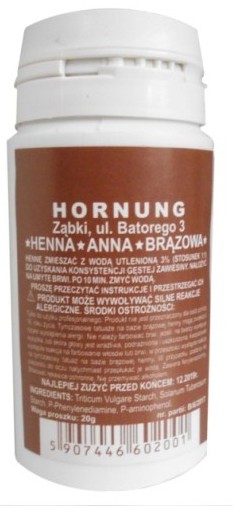 HENNA ANNA púder na obočie BROWN hnedý 20g