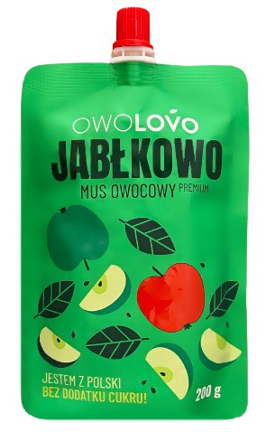 Jablkový pretlak JABLKO Owolovo bez cukru 200g