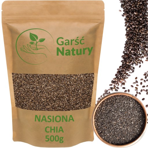ŠALVIŠIŠPANIELSKÁ 500g CHIA SEMIENKA 0,5 kg kvalitné čerstvé natur