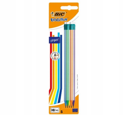EVOLUTION STRIPES BIC CERUŽKA SET 5 ks