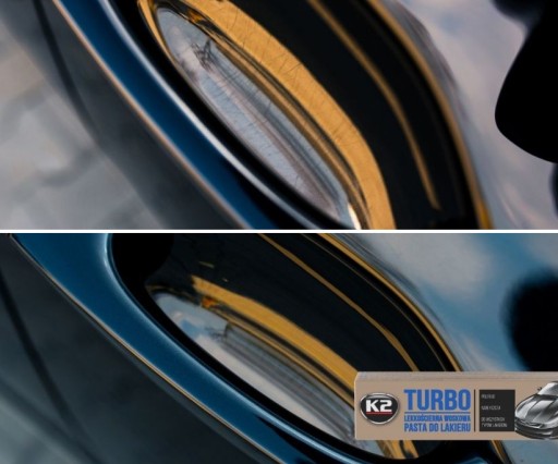 K2 Turbo pasta na škrabance a škrabance v autolaku