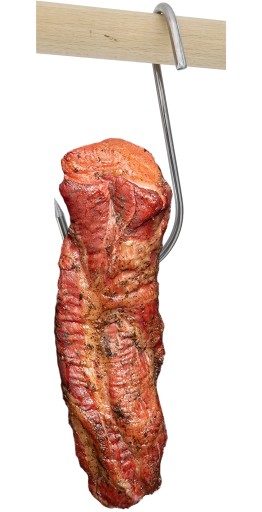 S-413-B Krútené udiarenské háky na údenie údenín, slaniny, rebier, šunky