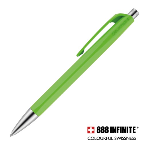Caran D'ache 888 Infinite guľôčkové pero, M, zelené