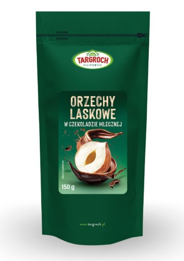 Lieskové oriešky v mliečnej čokoláde 150 g Targroch