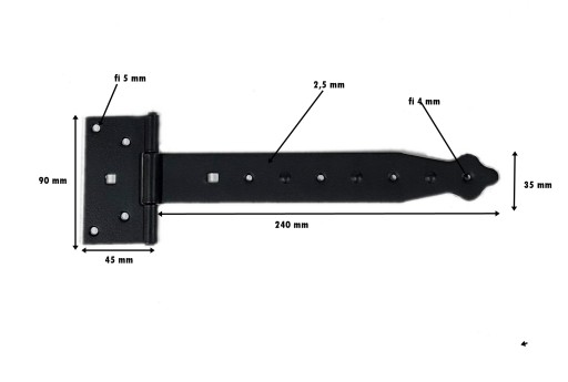 DEKORATÍVNY PÁN NA DVERE DEKORATÍVNY ALTÉN ARBOR ARBOR 250 MM