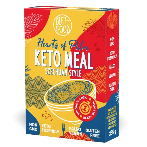 Keto Heart of Palm Meal - jedlo Sichuan 255 g