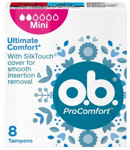 O.B. TAMPÓNY 8 MINI PROCOMFORT