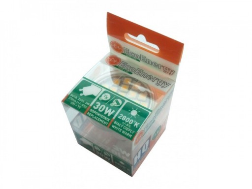 24 LED SMD 3W GU10 žiarovka 270 lm EcoEnergy teplá biela