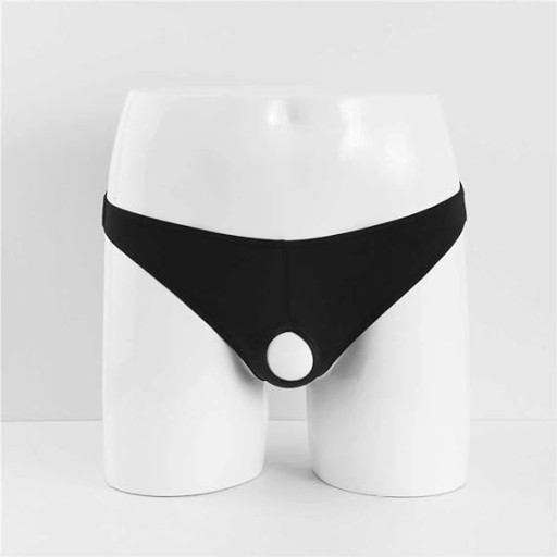PÁNSKE SEXY NOHAVIČKY S DIEROU NA PENIS A ODHAŽENÝMI ZADMI