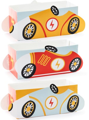 POPCORN SWEET SNACK BOXY SADA PRETEKOVÝCH KOLIES AUTOMOBIL 3