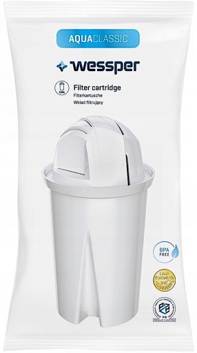 3x WESSPER AQUACLASSIC FILTER pre AQUA CLASSIC WATER pre BRITA DAFI CARAFE