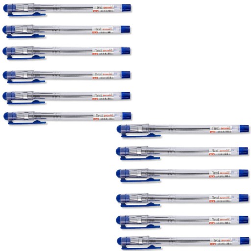 Guľôčkové pero 0,7 mm Modré PENMATE FLEXI 12 ks
