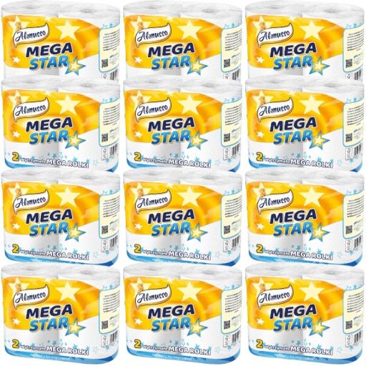 Almusso, Papierové utierky, mega Star a2, 2 rolky