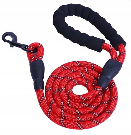 SILNÉ HRUBÉ VODÍTKO, ODOLNÉ ČIERNA POVNA PRE SILNÝCH PSOV PSA 150 cm