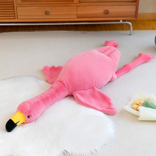 FLAMINGO 50CM VANKÚŠ MASKOT RUŽOVÝ E1399 EMAJ