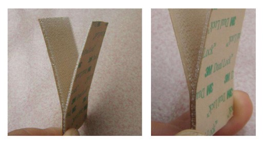 Priemyselný suchý zips 2,5x50cm s lepidlom 3M Dual Lock