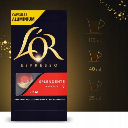 Kapsule pre Nespresso L'OR Splendente 7 Intensite 10 ks.