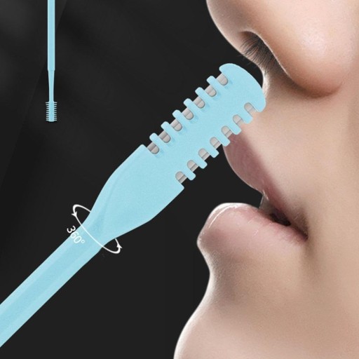 Obojstranný zastrihávač na nos, uši, fúzy, chĺpky v nose, 2 tyčinky + puzdro