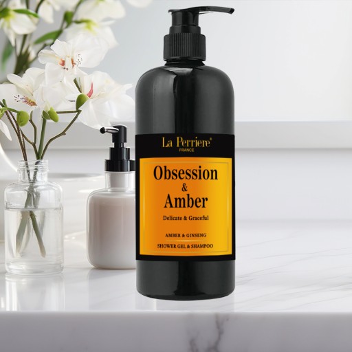 La Perriere OBSESSION & AMBER ŠAMPÓN A SPRCHOVÝ ŽENŠEN 2v1 500ml