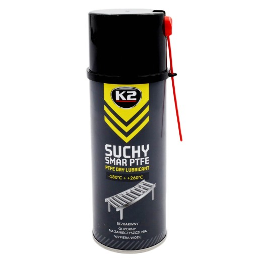 K2 suchý mastný sprej s teflónovým PTFE W120 400 ml