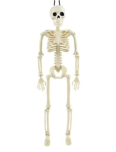 HALLOWEENSKÝ KOSTR ZÁVISNÝ DEKORÁCIA 40 CM
