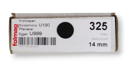 Samolepiace krytky fi 14 mm čierne Folmag 325 maskovacie nálepky 25 ks