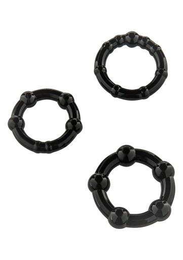 Stay Hard - Three Rings Black