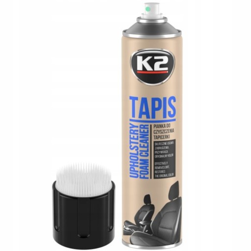 K2 TAPIS Pena na čistenie čalúnenia + kefa