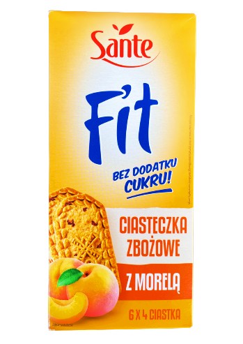 Cereálne sušienky S MARHUĽOU, bez cukru SANTE 300g