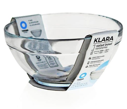 KLARA sklenená šalátová misa 650ml