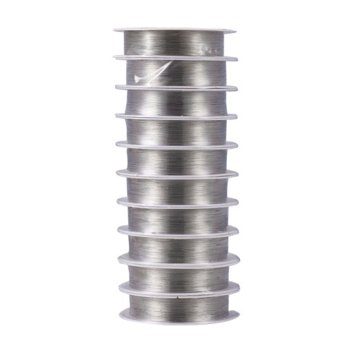 Medený drôt, pre ručné práce, postriebrený, 0,3 mm, 20 m/ cievka