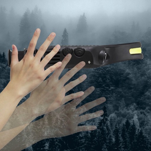 VÝKONNÁ LED HLAVOVÁ LAMPA SNÍMAČ POHYBU HLAVOVEJ LAMPY COB XPE