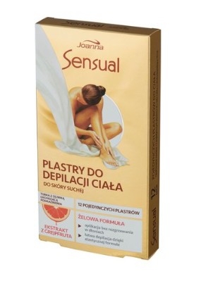 JOANNA SENSUAL gélové náplasti na depiláciu tela