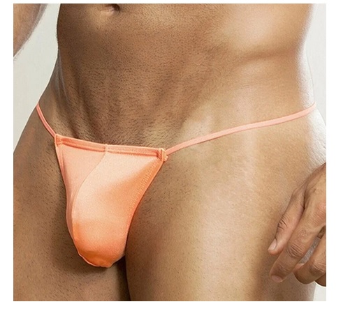 SEXY PÁNSKE JEMNÉ A VOĽNÉ ORANŽOVÉ XL MYSLENIE
