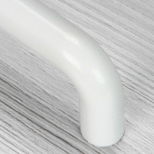 ÚCHYTKA NA NÁBYTOK, BIELA ÚCHYTKA KUCHYNSKEJ SKRINÍKY, ROVNÁ, UNIVERZÁLNA, 96MM
